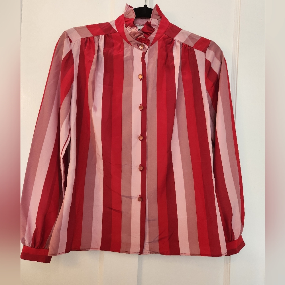 🎀70's Striped Blouse🎀